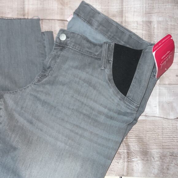 New 18 Isabel Maternity Underbelly Skinny Maternity Jeans - Grey - Picture 5 of 14